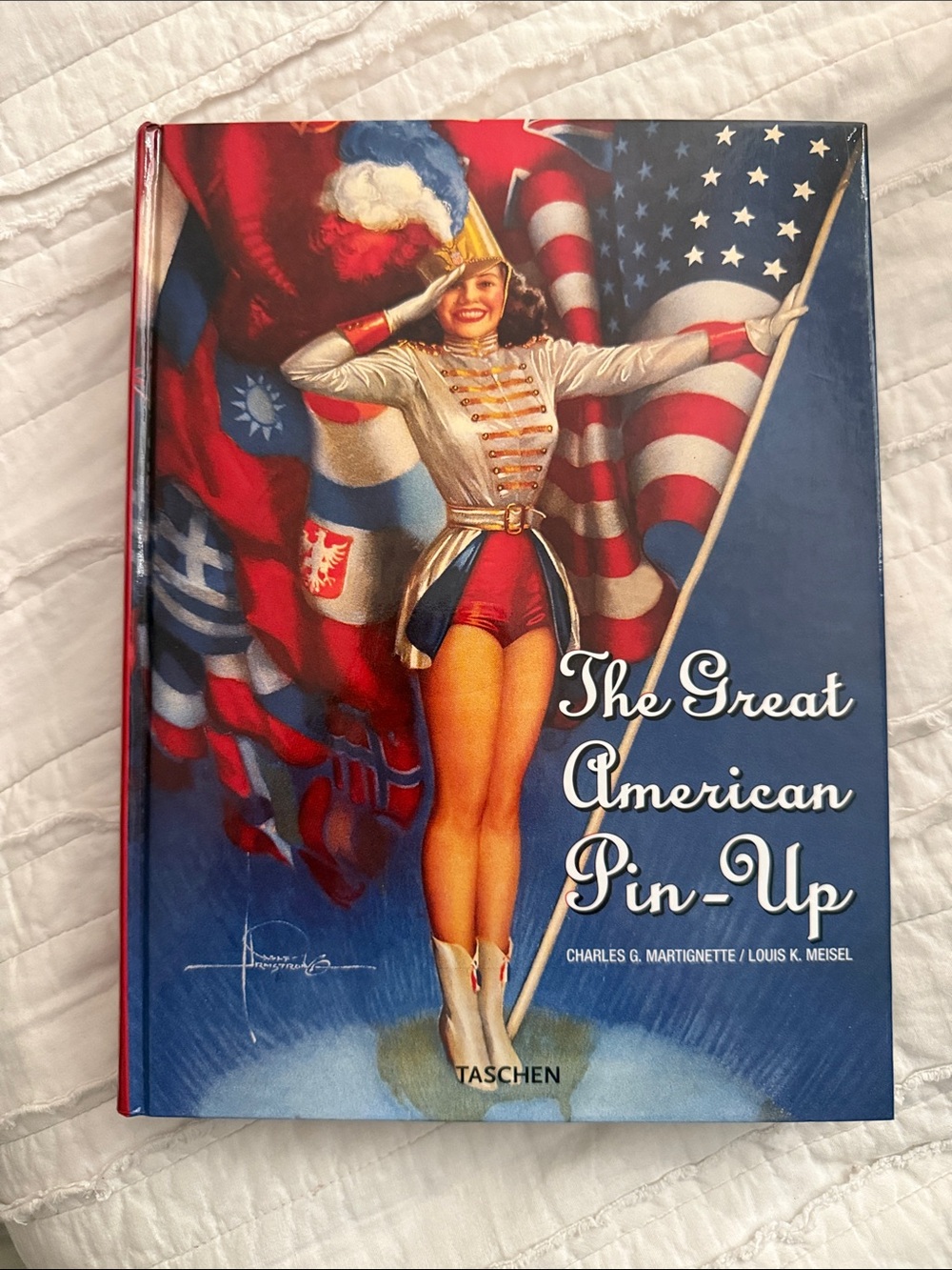 Taschen The Great American Pin-Up — Red, Blue, White Cover